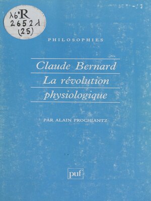 cover image of Claude Bernard